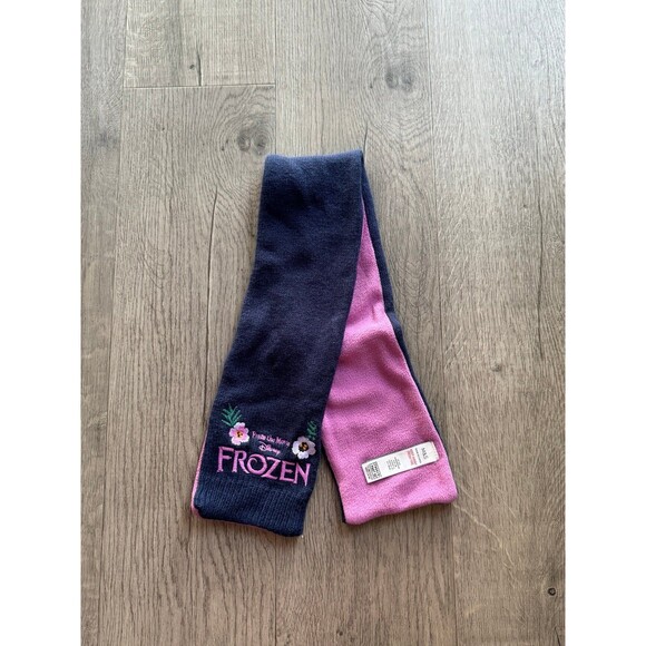 Disney Frozen Kids Scarf Purple and Pink - Picture 3 of 3